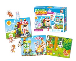 Игра на липучках "Сосчитай-ка!" 21 дет., 6 полей, 3+