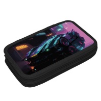 Пенал 2 отд. (205*125*40) молния, лам.картон "Спортивный автомобиль"