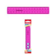 Линейка пластиковая ErichKrause Caribbean Sunset, 15см, маджента, во флоупаке