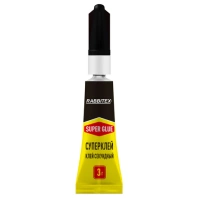 Клей секундный суперклей УЛЬТРАПРОЧНЫЙ, блистер, 3 грамма, RABBITEX (РАББИТЕКС) "ДВА СЛОНА", 609811