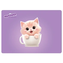 Настольное покрытие ЮНЛАНДИЯ для труда и творческих занятий, ПВХ, "Surprise cup", 50х70 см, 274622