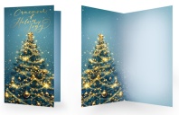 Открытка евро б/т "Счастья в Новом году!"