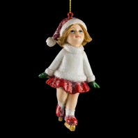 Украшение ErichKrause Decor Малышка на коньках 12см Украшение ErichKrause Decor Малышка на коньках 12см