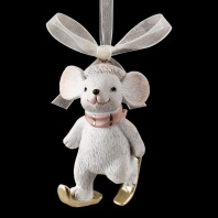 Украшение ErichKrause Decor Мышонок в снегоступах 7см