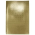 Тетрадь бумвинил А4 96л. скоба, офсет №1, клетка, ЗОЛОТО Metallic, тиснение CROCO, HA, 96Т4бвВ3