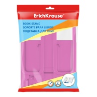 Подставка для книг пластиковая ErichKrause Base, Neon Solid, розовый