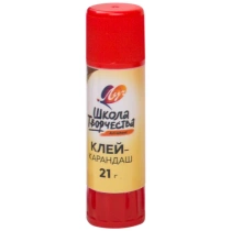 Клей-карандаш ЛУЧ "Школа творчества", 21 г, PVP основа, 29С 1737-08