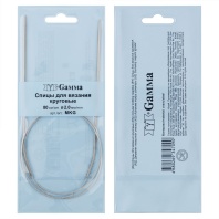 Спицы GAMMA d=2.0 мм 80 см круговые металл с металл. леской.