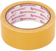 Скотч 2 сторон. 38мм* 10 м, ТКАНЕВАЯ ОСНОВА