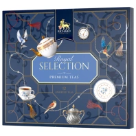 Чай RICHARD "Royal Selection of Premium Teas"ассорти 12 вкусов, НАБОР 72 пакетика, ш/, 102819