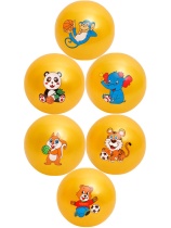 Мяч детский 15см "Радость" ассорти  НЕ НАДУТЫЙ