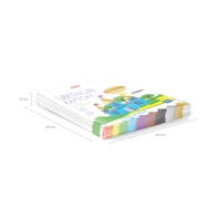 Цветной картон глянцевый в папке ErichKrause, А4, 10 листов, 10 цветов, игрушка-набор для детского т