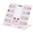 Подставка для книг и учебников BRAUBERG KIDS mini "Food" с таблицей умножения, регулируемый угол наклона, металлическая, 238974