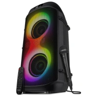 Колонка портативная SVEN PS-850, 100 Вт, TWS, Bluetooth, FM, USB, microSD, LED-дисп, черн, SV-022679 Колонка портативная SVEN PS-850, 100 Вт, TWS, Bluetooth, FM, USB, microSD, LED-дисп, черн, SV-022679