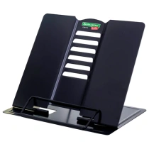 Подставка для книг и учебников BRAUBERG KIDS mini "Black", регулируемый угол наклона, металлическая, 238972