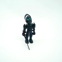 Игрушка 3D "Рыцарь скелет Глок" 11 см, цвет ассорти