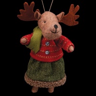 Украшение ErichKrause Лосик в юбке 26см Украшение ErichKrause Лосик в юбке 26см