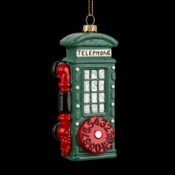 Украшение ErichKrause Decor Телефонная будка 11.5см Украшение ErichKrause Decor Телефонная будка 11.5см
