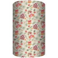 Бумага упаковочная 70*100см "Новогодние домики"