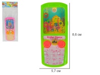 Игра водяная с кольцами "Телефон" 8см, ассорти