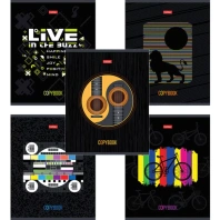 Тетрадь А5 48 л. HATBER скоба, клетка, выборочный лак, "Креатив" (5 видов в спайке), 48Т5вмВ1 Тетрадь А5 48 л. HATBER скоба, клетка, выборочный лак, "Креатив" (5 видов в спайке), 48Т5вмВ1