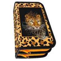 Пенал 2отдел. 190*105мм Леопард|Оф|055045|ПО-09