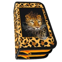 Пенал 2отдел. 190*105мм Леопард|Оф|055045|ПО-09