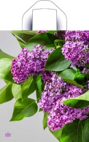 Пакет 35*28см (55мк) с петлевой ручкой "Сиреневый цвет" Глянец ПВД