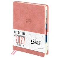 Ежедневник датированный 2027 B6 125х173мм GALANT Vivid, под кожу, розовый, 117862 Ежедневник датированный 2027 B6 125х173мм GALANT Vivid, под кожу, розовый, 117862