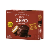 Печенье LOTTE "Choco Pie" ("Чоко Пай") ZERO, глазированное, 336 г (12 штук х 28 г) Печенье LOTTE "Choco Pie" ("Чоко Пай") ZERO, глазированное, 336 г (12 штук х 28 г)