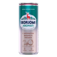 Напиток ГАЗИРОВАННЫЙ BORJOMI "Flavored Water Вишня-Гранат" 0,33 л, Грузия, ш/к 02404, BR000231 Напиток ГАЗИРОВАННЫЙ BORJOMI "Flavored Water Вишня-Гранат" 0,33 л, Грузия, ш/к 02404, BR000231